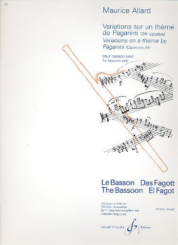 ALLARD M. - VARIACIONES SOBRE TEMA DE PAGANINI -