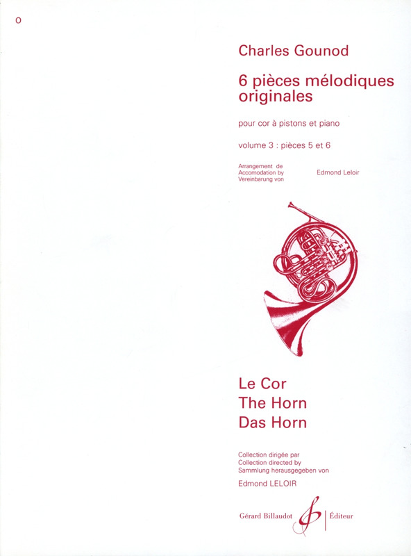 GOUNOD CH. - PIEZAS MELODICAS V.3 (6) - TROMPA Y PIANO