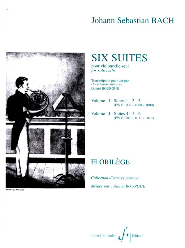 BACH J.S. - SUITES (6) V.2 ORIGINALES PARA CELLO - BWV.1010/1/2