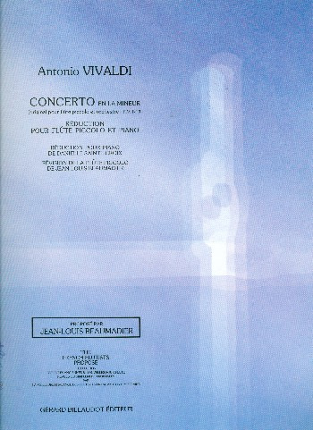 VIVALDI A. - CONCIERTO LA m FLAUTIN FVI Nº9