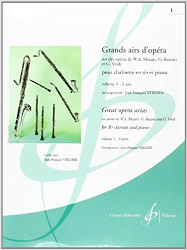 ALBUM - GRANDES AIRES DE OPERAS Vº1(CL/P) (MOZART/ROSSINI/VERDI)