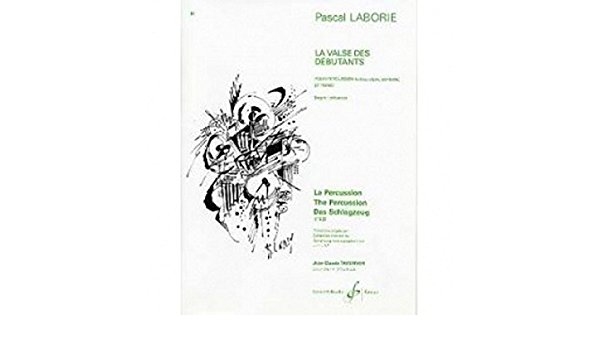 LABORIE P. - VALS DEBUTANTES -PERCUSION Y PIANO
