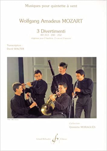 MOZART W.A. - DIVERTIMENTO (3) KV.213-240-252 (2OB/2TR/2FAGOT)