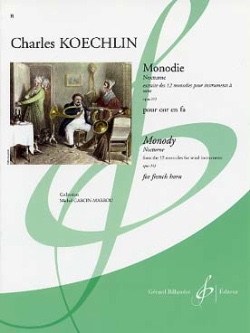 KOECHLIN CH. - MONODIE - NOCTURNE (TROMPA EN FA)