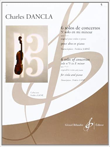 DANCLA CH. - SOLO DE CONCIERTO Nº5 MI m OP.77 Nº 1 (VAP)