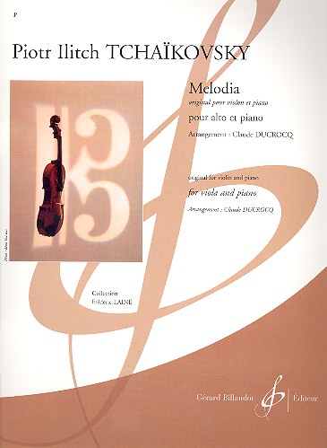 TCHAIKOVSKY P.I. - MELODIA - VIOLA Y PIANO