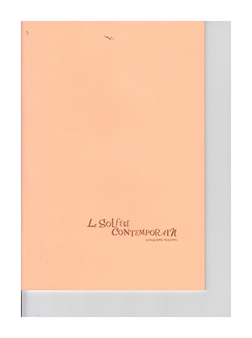 BEAUCAMP A. - SOLFEO CONTEMPORANEO V.5 -