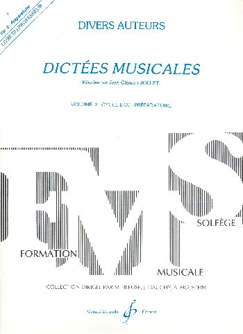 JOLLET J.C. - DICTADOS MUSICALES V.2 PROFESOR -