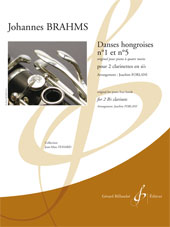 BRAHMS J. - DANZAS HUNGARAS Nº1 Y Nº5 (2CL)