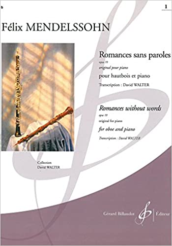 MENDELSSOHN F. - ROMANZAS SIN PALABRAS OP.19 (OB/P)