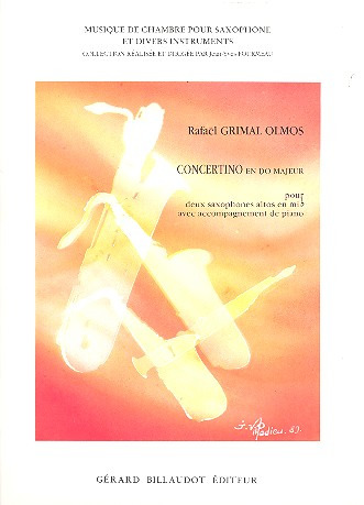 GRIMAL OLMOS R. - CONCERTINO DO M (AA) -(2SAXOS/P)