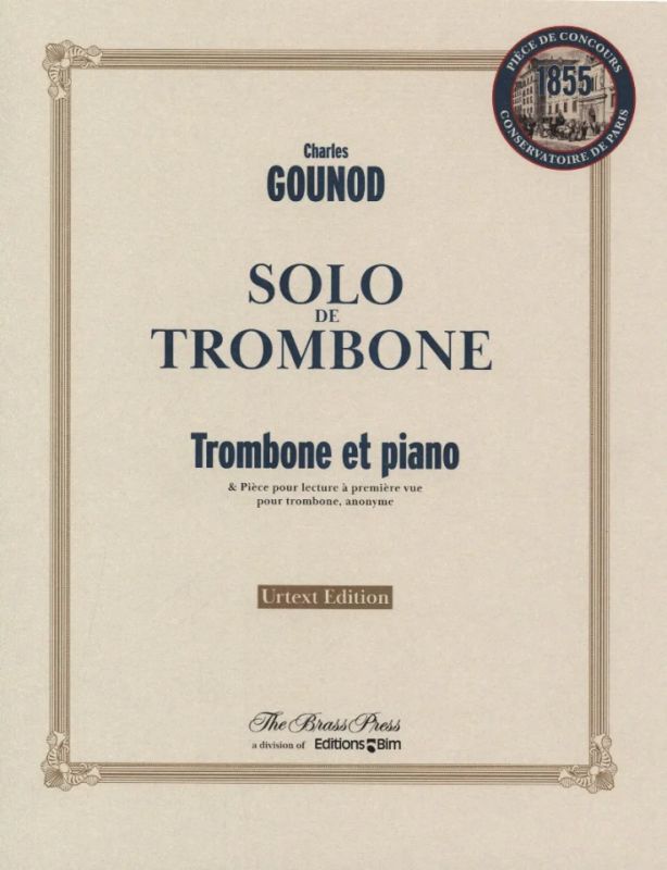 GOUNOD CH. - SOLO DE TROMBON (PIEZA) (TB /P)