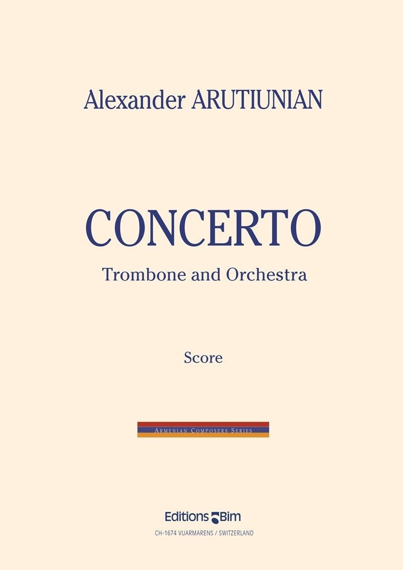 ARUTUNIAN A. - CONCIERTO - (TB/P)
