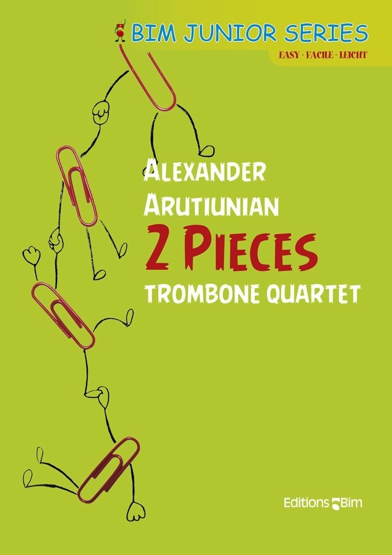 ARUTUNIAN A. - 2 PIEZAS PARA CUARTETO DE TROMBONES