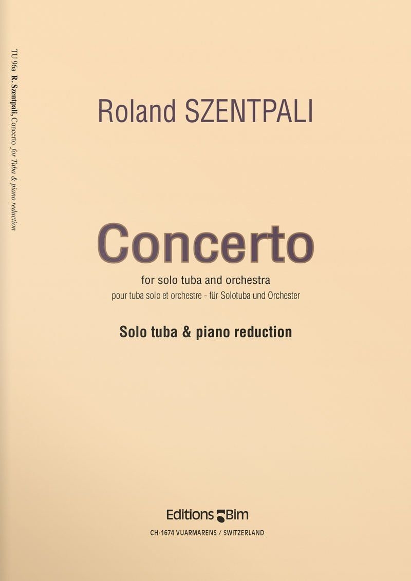 SZENTAPALI R. - CONCERTO TUBA - PIANO REDUCCIÓN