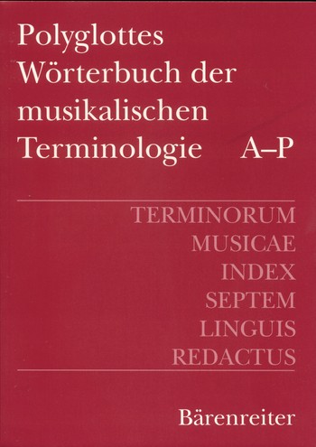 POLYGLOTTES WÖRTEBUCK DER MUSIKALISCHEN TERMINOLOGIE