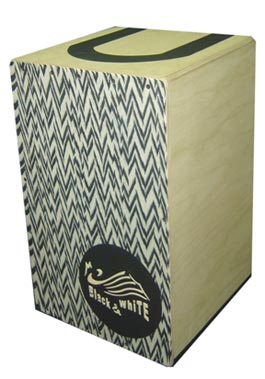 CAJON MARIO CORTES-FLAMENCO BLACK&WHITE