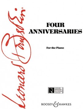 BERNSTEIN L. - FOUR ANNIVERSARIES PIANO