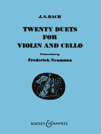 BACH J.S. TWENTY DUETS (V/CELLO) (F.NEUMANN)