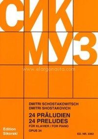 SHOSTAKOVICH D. - PRELUDIOS (24) - OP.34