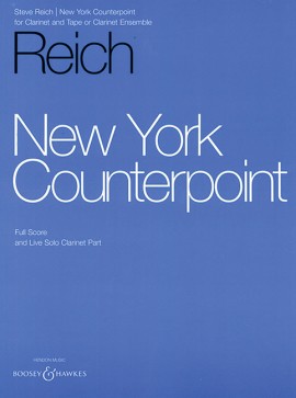 REICH S. - NEW YORK COUNTERPOINT (FULL SCORE)