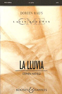 S.HATFIELD .- LA LLUVIA - (The rain) mixed choir (SATB) and percussion