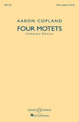 COPLAND A. - MOTETES (4) CORO CAPPELLA