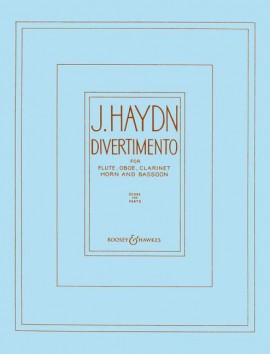 HAYDN J. - DIVERTIMENTO  FL/OB/CL/TR/FG -