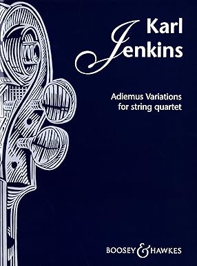 Karl Jenkins.- Adiemus Variations for String Quartet:Partition et parties.