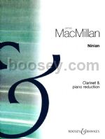 MACMILLAN J. NINIAN (CLARINETE Y PIANO)