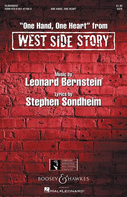 BERNSTEIN L. - ONE HAND ONE HEARTH(WEST SIDE STORY)SATB -