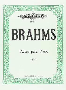 BRAHMS- Valses para piano (16)  Op.39