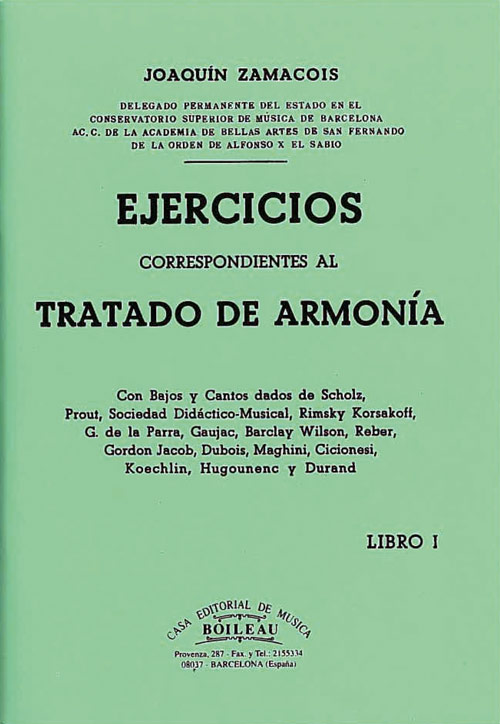 ZAMACOIS J. - EJERCICIOS ARMONIA V.1 -
