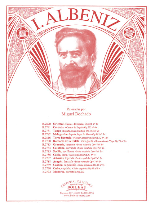 ALBENIZ.- ORIENTAL "CANTOS DE ESPAÑA" OP232 Nº2 (PIANO)