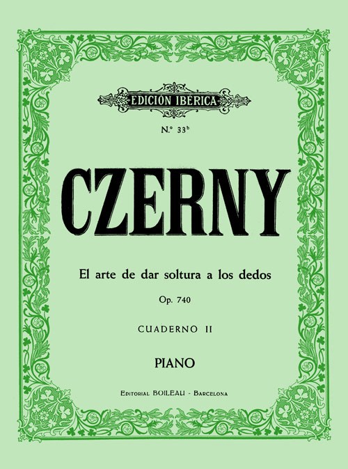 CZERNY.- El Arte de  Dar Soltura a los Dedos Op.740 Vol.II  (PIANO)