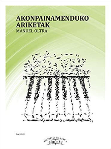 OLTRA M. - Akonpainamenduko Ariketak (EUSKERA) EJERCICIOS ACOMPAÑAMIENTO