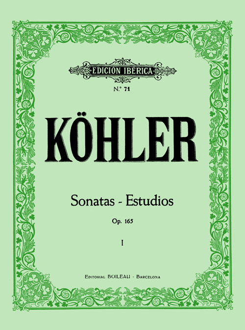 KOHLER.- Sonatas-Estudio Op.165 Vol.I (1 al 12) (PIANO)