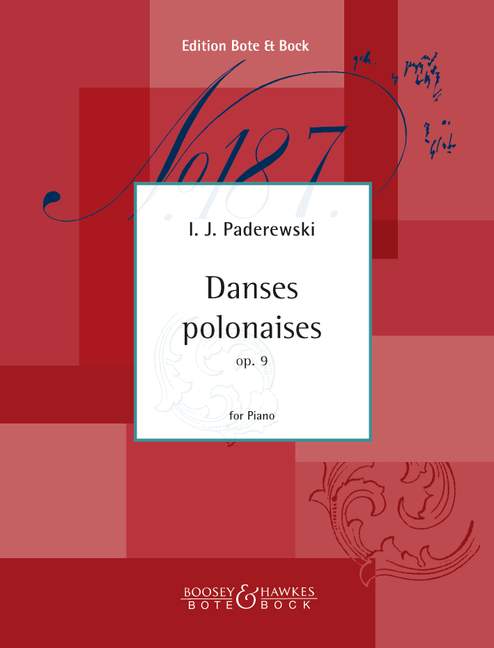 PADEREWSKI I.J. - DANZAS POLONESAS OP.9 (PIANO)