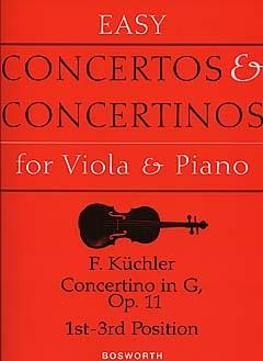 KUCHLER F. - CONCERTINO SOL M (1ª POSICION) - OP.11  (VLA/P)