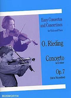 RIEDING O. - CONCIERTO MI m (1ª A 7ª POSICION) - OP.7