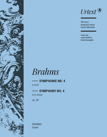 BRAHMS J. - SINFONIA Nº4 MI m OP.98 URTEXT
