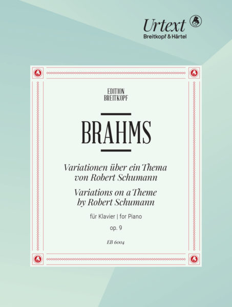 BRAHMS J. - VARIACIONES SOBRE TEMA DE SHUMANN - OP.9