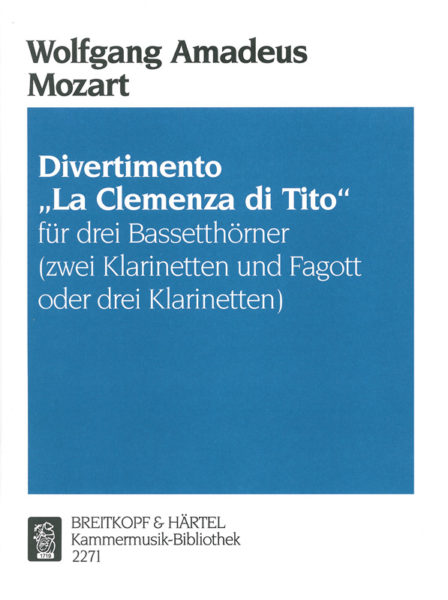 MOZART W.A. - DIVERTIMENTO CLEMENCIA DE TITO -