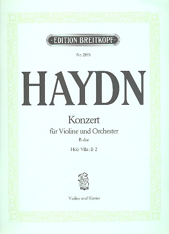 HAYDN J. - CONCIERTO Nº3 SIb M - HOB.VIIA:B2