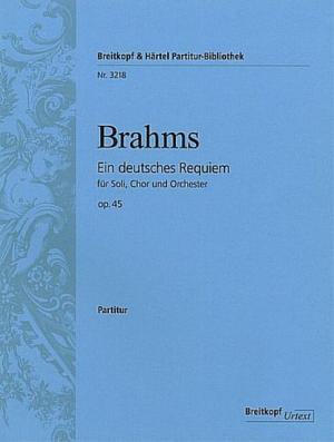 BRAHMS J. - REQUIEM ALEMAN - OP.45 URTEXT ORQUESTA DIRECTOR