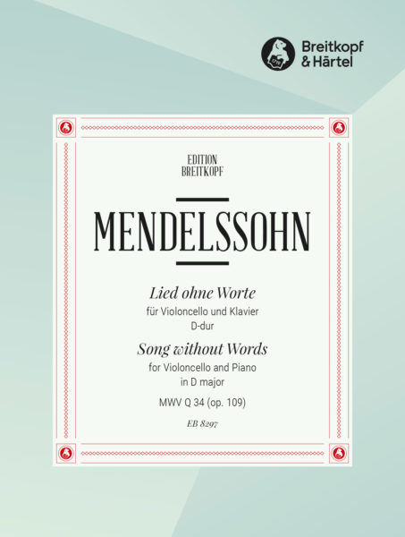 MENDELSSOHN F. - ROMANZA SIN PALABRAS - OP.109
