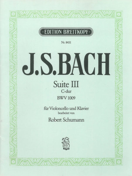 BACH J.S. - SUITE Nº3 DO M - BWV.1009