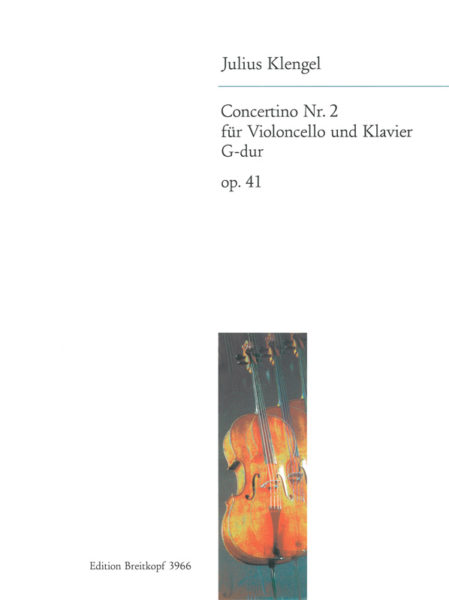 KLENGEL J. - CONCERTINO Nº2 SOL M - OP.41 - CELLO Y PIANO -