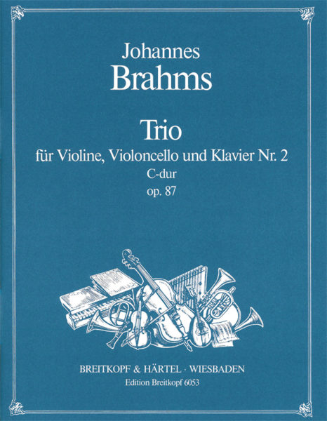 BRAHMS J. - TRIO Nº2 DO M (SC+PT)   V/VCP - OP.87