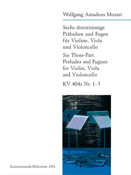 MOZART W.A. - PRELUDIOS Y FUGAS V.1 (1-3) KV.404a